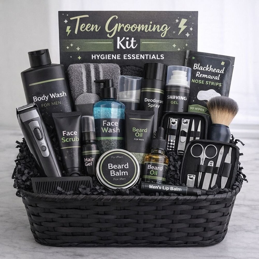 Teen Glow Up Hygiene Basket | Self Care Gift Set | Made to Order